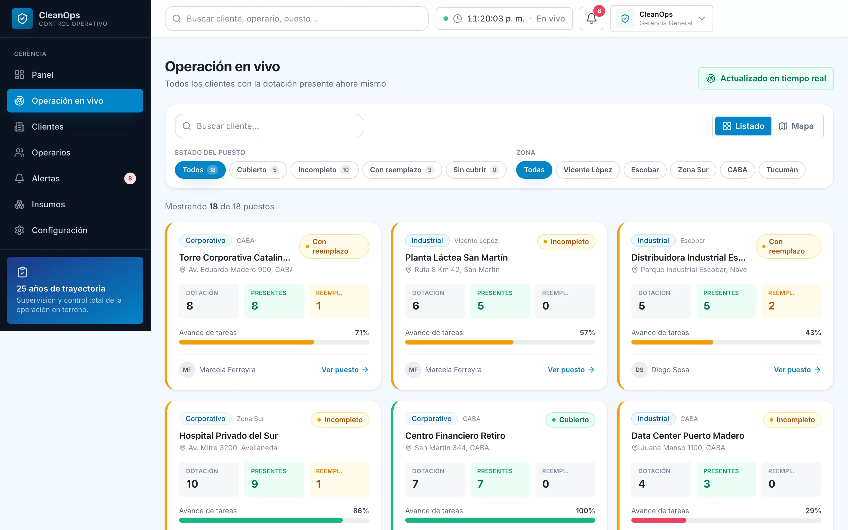 Captura de CleanOps